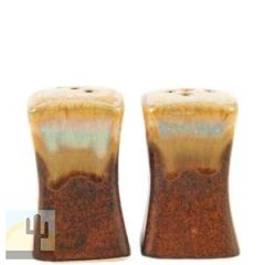 216420 - Prado Gourmet Stoneware Salt and Pepper Set - Rustic Brown