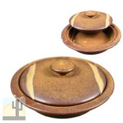 216635 - Prado Gourmet Stoneware Tortilla Warmer - Rustic Brown