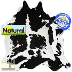 322102 - Hand Picked - Value Line Cowhide - Black and White - Large