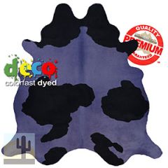 322518 - Dyed Premium Cowhide - Spotted on Purple - Large