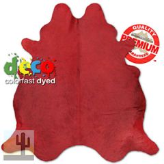 322519 - Hand Picked - Dyed Premium Cowhide - Solid Red - Large