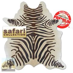 322555 - Safari Premium Cowhide - Zebra Brown on Beige - Large