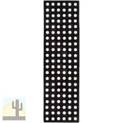 32549R - Custom Patchwork Cowhide Runner Dots White on Black 32549R