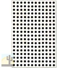 32553 - Custom Patchwork Cowhide Rug Dots Black on Off-White 32553
