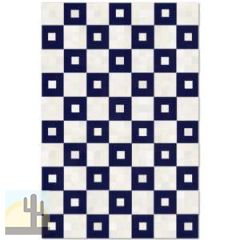 32582 - Custom Patchwork Cowhide Rug Square Dots Dyed Color 32582