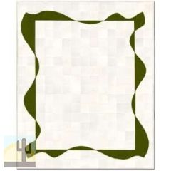 32613 - Custom Patchwork Cowhide Area Rug Dyed Color Ribbon 32613