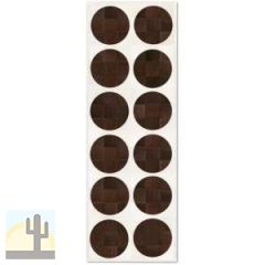 32626R - Custom Patchwork Cowhide Runner Circles Brown White 32626R