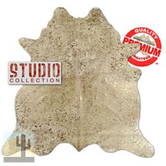 328015 - Color Splatter Metallic Bronze on Tan Premium Cowhide