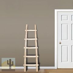 460360 - 5ft Decorative Wooden Kiva Blanket Ladder