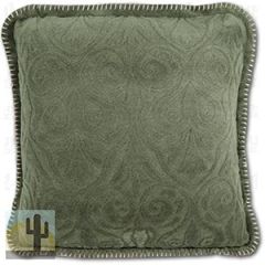 461036 - Denali Micro-Plush 18in Pillow - Fleur De Lis 461036