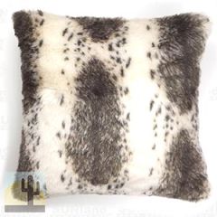461599 - Denali Micro-Plush Faux Fur Pillow - Lynx 461599