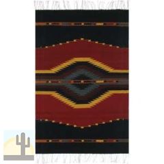 471101 - Custom Size Premium Zapotec Wool Rug - Red Starburst