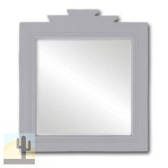 489114 - 17in Slate Gray Southwest Decor Lodge Mirror