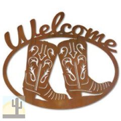 600204 - Boots Metal Welcome Sign