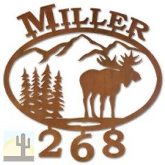 600619 - Moose Scene Custom Name and House Numbers