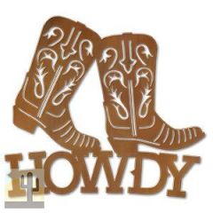 600700 - Boots Metal Howdy Sign
