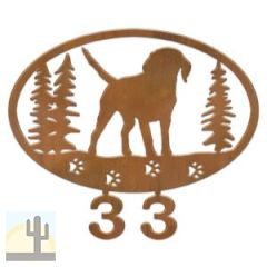 601102 - Beagle Dog Breed Custom House Numbers