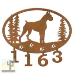 601103 - Boxer Dog Breed Custom House Numbers