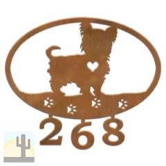 601119 - Scottish Terrier Custom House Numbers
