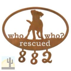 601121 - Rescued Dog Custom House Numbers