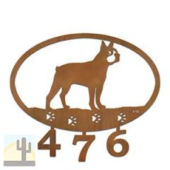 601134 - Boston Terrier Custom House Numbers