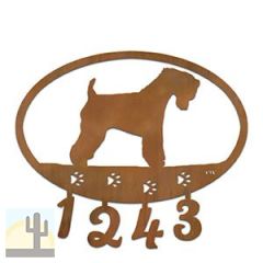 601162 - Soft Coated Wheaton Terrier Custom House Numbers