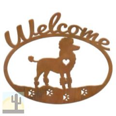 601216 - Standard Poodle Metal Welcome Sign