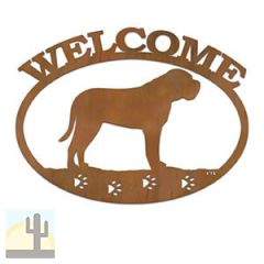 601248 - Mastiff Metal Welcome Sign