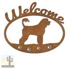 601253 - Portuguese Water Dog Metal Welcome Sign