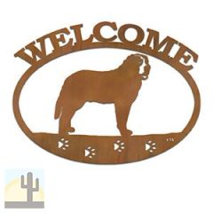 601255 - Saint Bernard Metal Welcome Sign