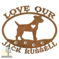 601412 - Jack Russell Two-Word Custom Text Sign
