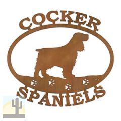 601440 - Cocker Spaniel Two-Word Custom Text Sign