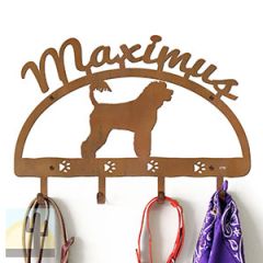 601553 - 18in Portuguese Water Dog Personalized Leash Wall Hooks