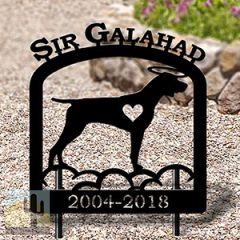 601715 - Shorthaired Pointer Personalized Pet Memorial Yard Art