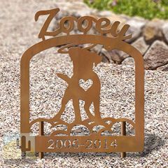 601721 - Mixed Breed Rescue Personalized Pet Memorial Yard Art