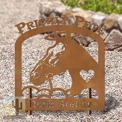 601770 - Horse Rustic Metal Personalized Metal Pet Headstone
