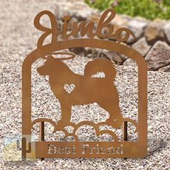 601785 - Alaskan Malamute Personalized Pet Memorial Metal Yard Art