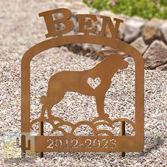 601787 - Anatolian Shepherd Personalized Pet Memorial Metal Yard Art