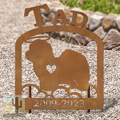 601797 - Coton De Tulear Personalized Pet Memorial Metal Yard Art