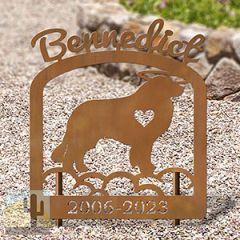 601803 - Great Pyrenees Personalized Pet Memorial Metal Yard Art