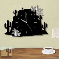 604005 - Cactus Mountain Southwestern Prickly Pear Wall Clock