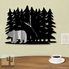 604023 - Trees Lodge Bear Wall Clock