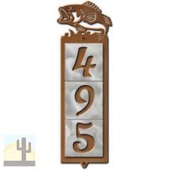 605003 - Bass Design 3-Digit Vertical Tile House Numbers