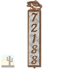 605005 - Bass Design 5-Digit Vertical Tile House Numbers