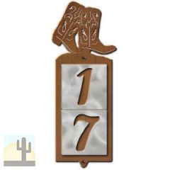605032 - Boots Design 2-Digit Vertical Tile Apartment Numbers