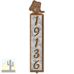 605035 - Boots Design 5-Digit Vertical Tile House Numbers