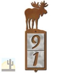 605392 - Moose Design 2-Digit Vertical Tile Apartment Numbers