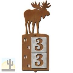 606382 - Moose Tracks Design 2-Digit Vertical Tile Apartment Numbers