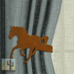 614517 - Western Theme Drapery Tie Back Hook - Horse Design