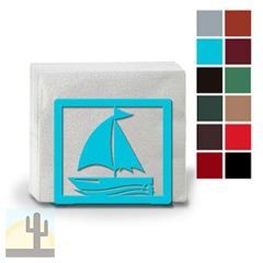 621120 - Sailboat Metal Napkin or Letter Holder - Choose Color